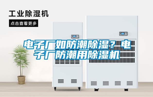 電子廠如防潮除濕？電子廠防潮用除濕機(jī)