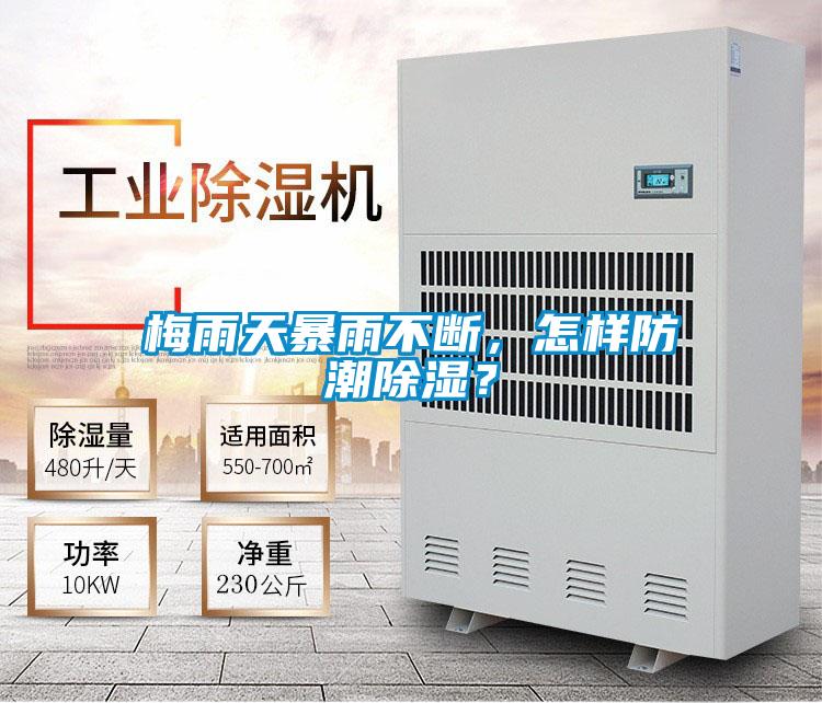 梅雨天暴雨不斷，怎樣防潮除濕？