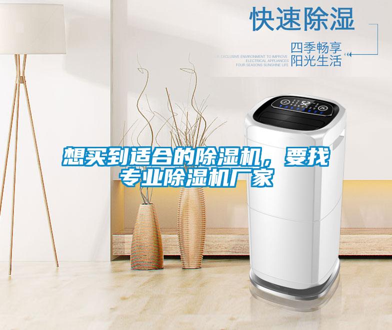 想買到適合的除濕機，要找專業(yè)除濕機廠家