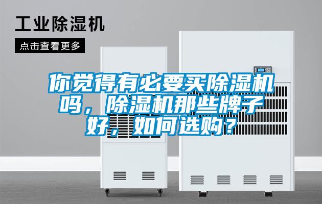 你覺得有必要買除濕機(jī)嗎，除濕機(jī)那些牌子好，如何選購(gòu)？