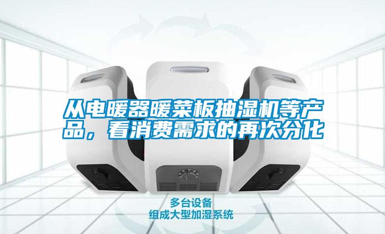 從電暖器暖菜板抽濕機等產品，看消費需求的再次分化