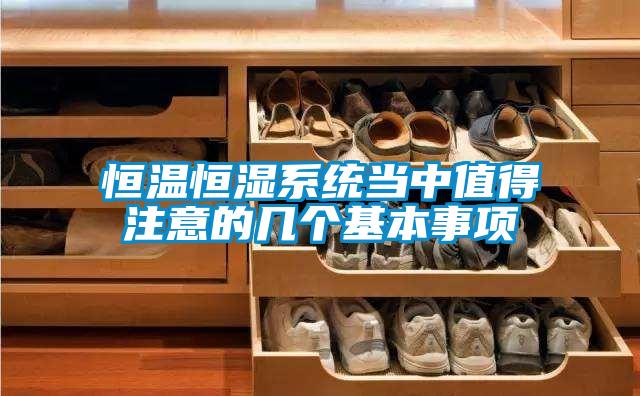 恒溫恒濕系統(tǒng)當(dāng)中值得注意的幾個基本事項