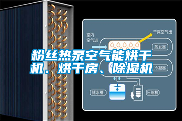 粉絲熱泵空氣能烘干機、烘干房、除濕機