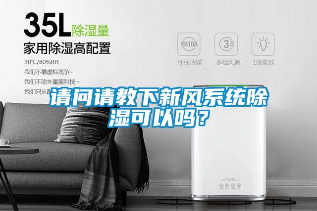 請問請教下新風系統(tǒng)除濕可以嗎？