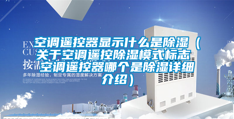 空調(diào)遙控器顯示什么是除濕（關(guān)于空調(diào)遙控除濕模式標志 空調(diào)遙控器哪個是除濕詳細介紹）