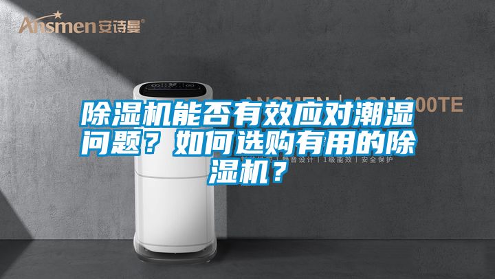 除濕機能否有效應對潮濕問題？如何選購有用的除濕機？